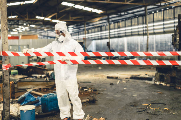 Professional Biohazard technician working in Pine Village, IN